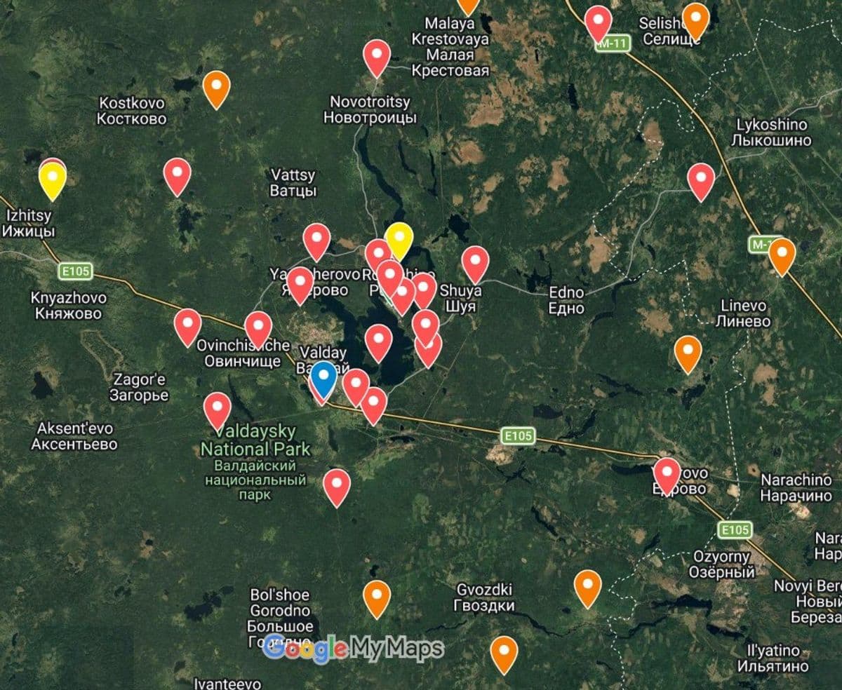 Rossiya Prezidenti Vladimir Putinning Valdaydagi qarorgohi yaqinida yana to‘rtta havo hujumidan mudofaa (HHM) minorasi paydo bo‘ldi. Ulardan biri prezident u…