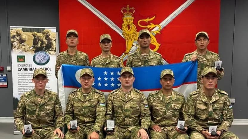 O‘zbekiston harbiylari Buyuk Britaniyadagi musobaqasida kumush medalni qo‘lga kiritdi